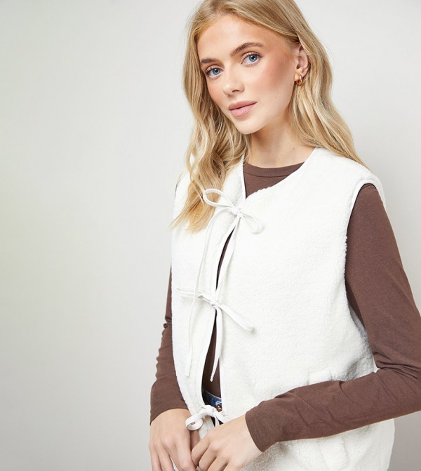 Oasis  - White Casual Jackets