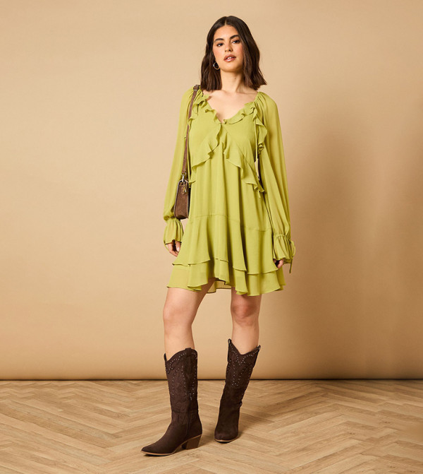 اويسيس   أحذية عالية الركبة - بني  Knee length Boots