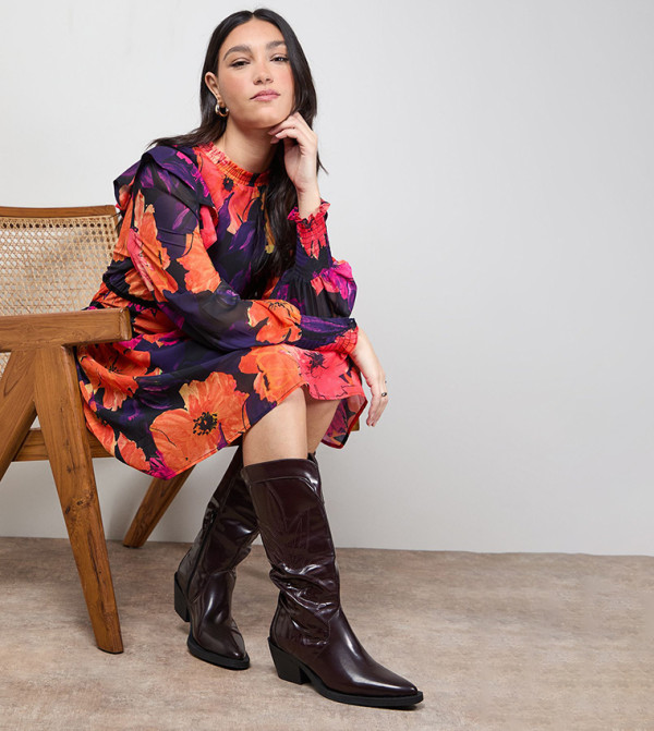 اويسيس  اويسيس - بورغندي Knee length Boots