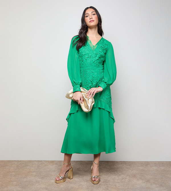 اويسيس  اويسيس - أخضر Midi Dresses