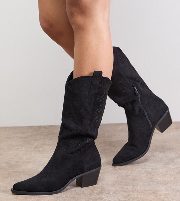 اويسيس اويسيس - أسود Mid Calf Boots