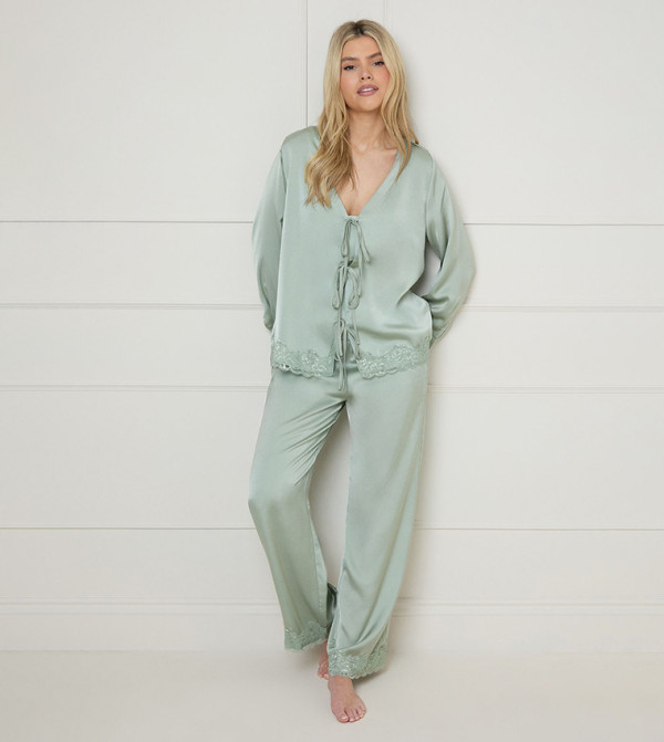 Oasis Sleepwears & Loungewears - Light Green Pyjama Set