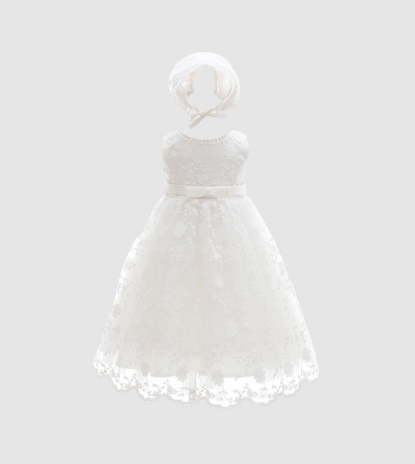 Bambimici  Party Dress - White Party Dress