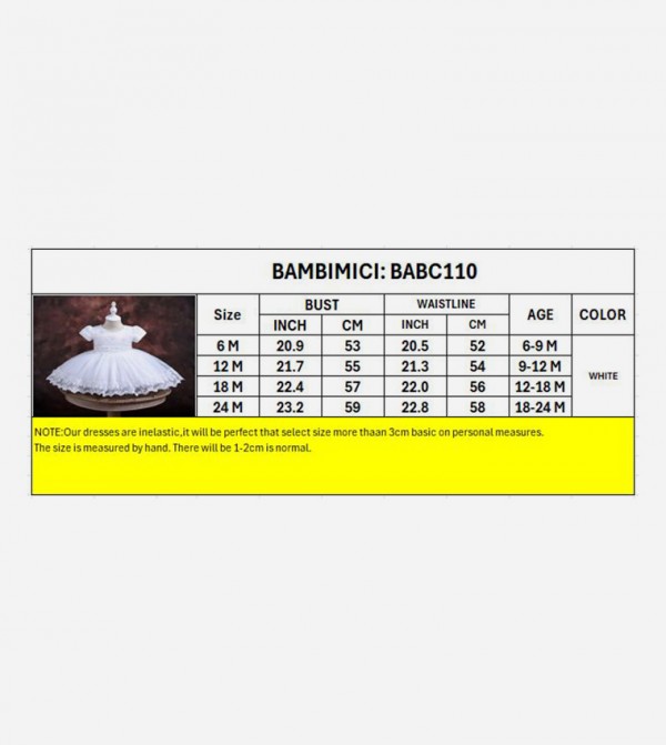 Bambimici  - White Party Dress