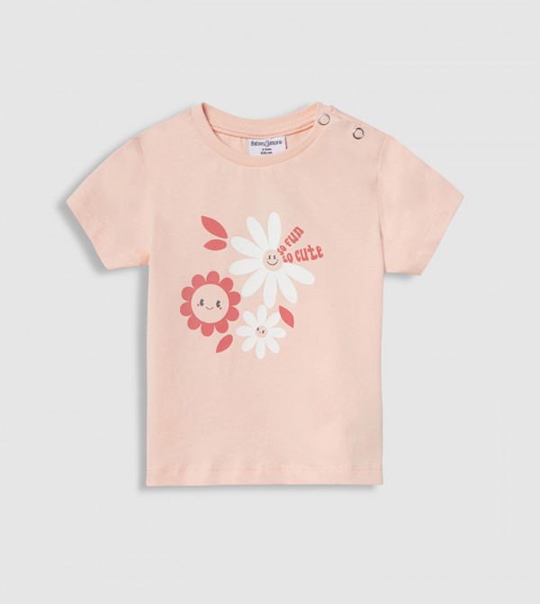 BABIES & MORE BABIES & MORE - Peach T-shirts