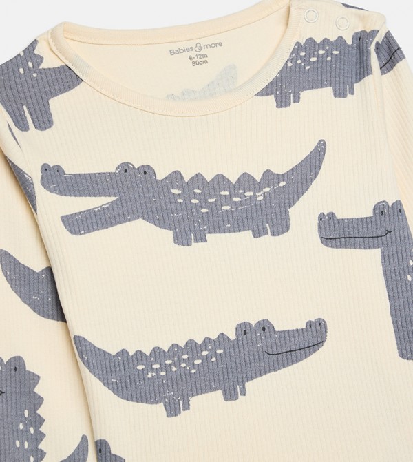 بيبيز آند مورCoach  ملابس نوم - كريمي  مجموعات بلايز وبيجامة