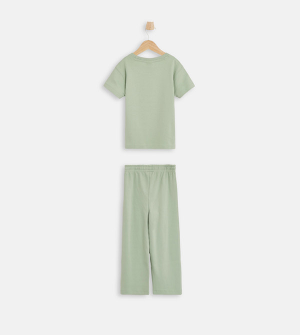 BABIES & MORE BABIES & MORE - Green T-shirts & Bottoms