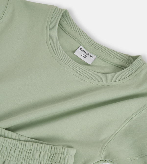 BABIES & MORE BABIES & MORE - Green T-shirts & Bottoms