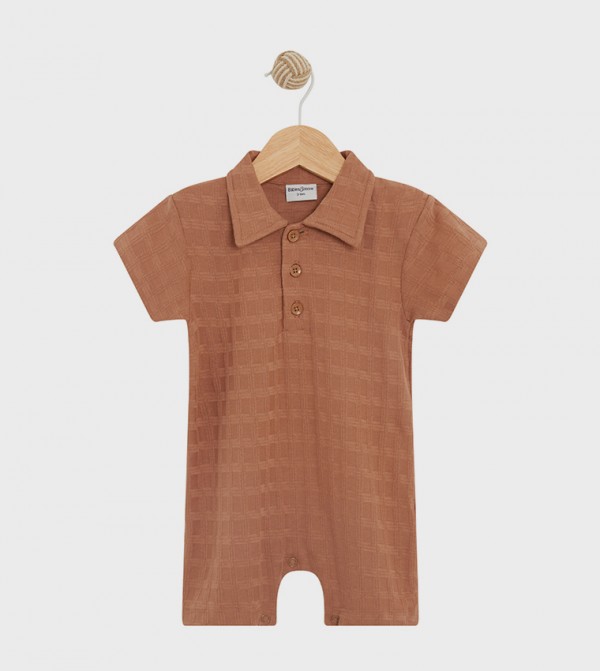 BABIES & MORE  Onepiece & Bodysuits - Brown Rompers