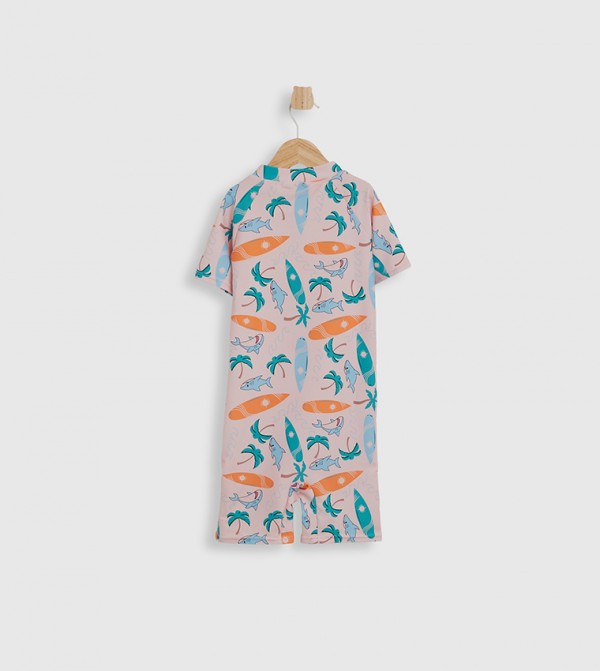 بيبيز آند مورCoach  ملابس سباحة - بيج ملابس السباحة ذات الأرجل