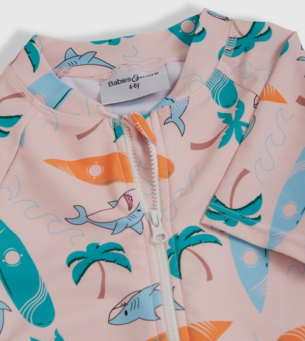 بيبيز آند مورCoach  ملابس سباحة - بيج ملابس السباحة ذات الأرجل