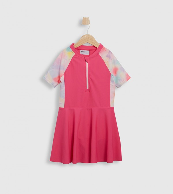 بيبيز آند مورCoach  ملابس سباحة - وردي ملابس السباحة على شكل حرف V