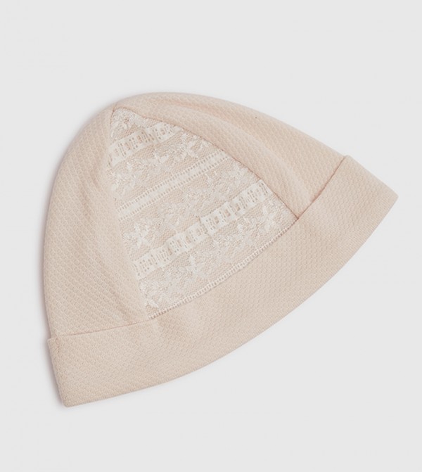 BABIES & MORE  Kids Accessories - Cream Caps & Mittens