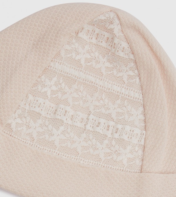 BABIES & MORE  Kids Accessories - Cream Caps & Mittens