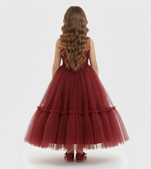 بيداني بيداني - أحمر فستان الحفلة 