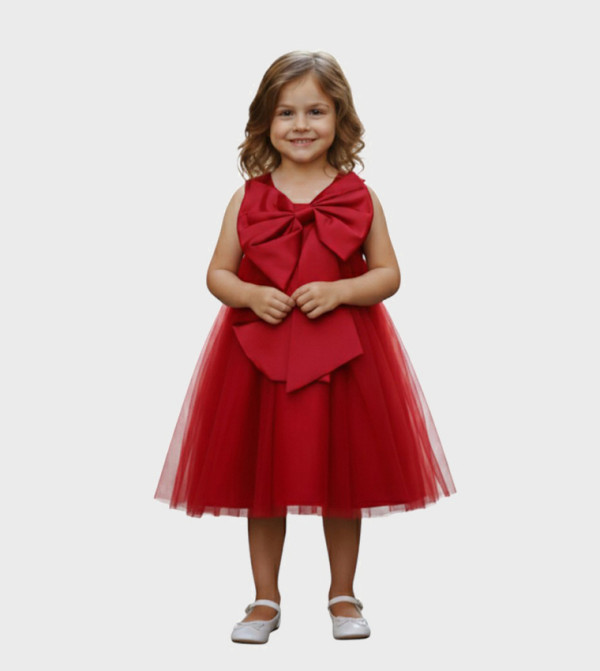 BIDANI Party Dress - Red Party Dress