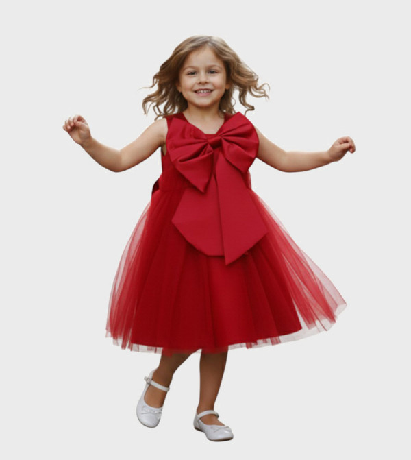 BIDANI Party Dress - Red Party Dress