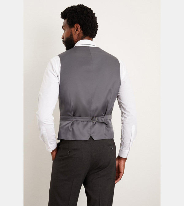 Burton  Waistcoats - Grey Waistcoat