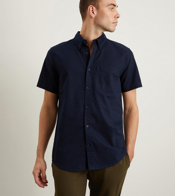 Burton  Shirts - Navy Casual Shirts