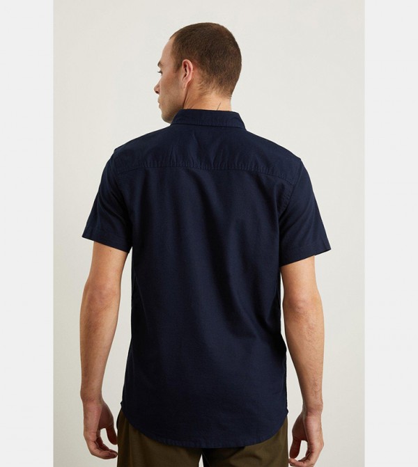 Burton  Shirts - Navy Casual Shirts