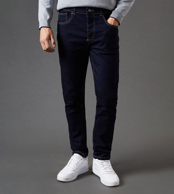 Burton Burton - Dark Blue Skinny Jeans