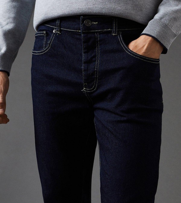 Burton Burton - Dark Blue Skinny Jeans