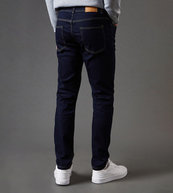 Burton Burton - Dark Blue Skinny Jeans