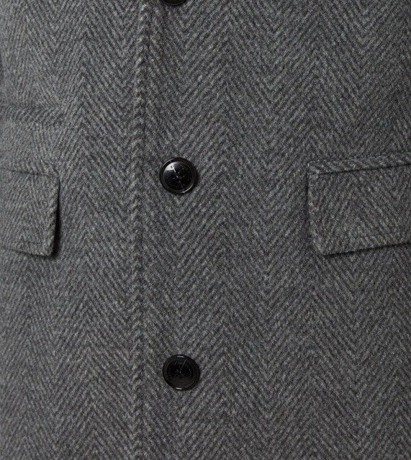Burton - Outlet  Overcoats - Charcoal Overcoats
