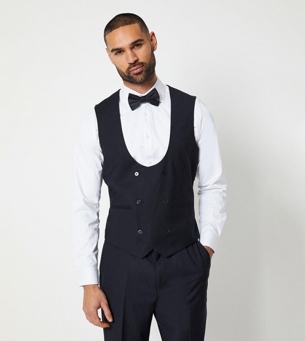 Burton Burton - Black Waistcoat