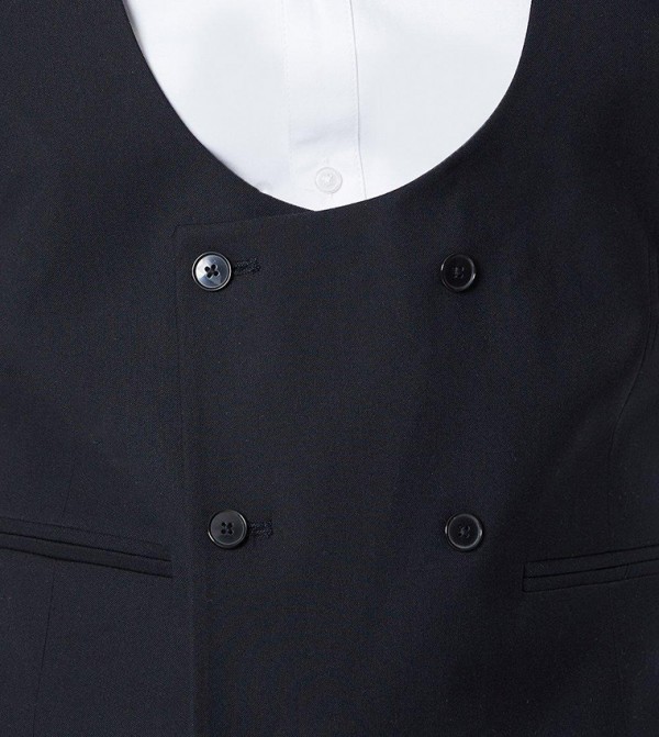 Burton Burton - Black Waistcoat