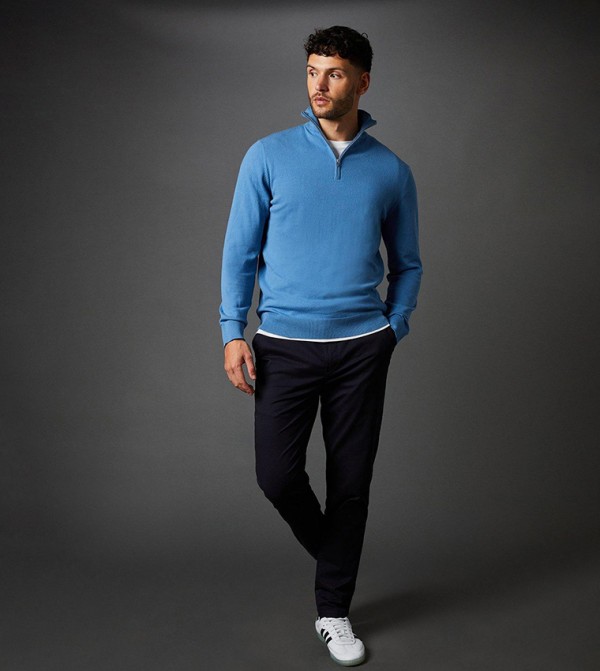 Burton  V-neck Sweaters - Blue V-neck Sweaters