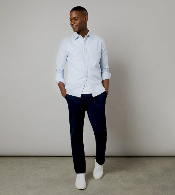 Burton  Shirts - Blue Long Sleeves