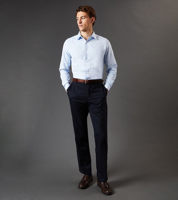 Burton  Formal Shirts - Light Blue Formal Shirts