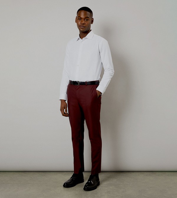 Burton  Formal Shirts - White Formal Shirts