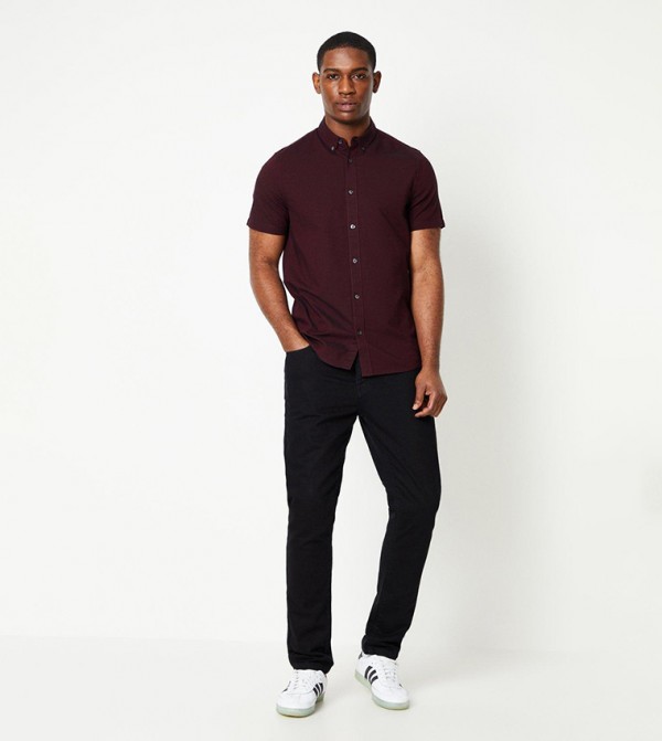 Burton  Formal Shirts - Red Formal Shirts