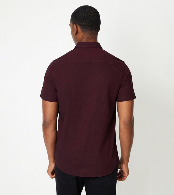 Burton  Formal Shirts - Red Formal Shirts