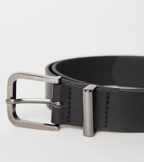Burton  Belts - Black Non Leather Belts