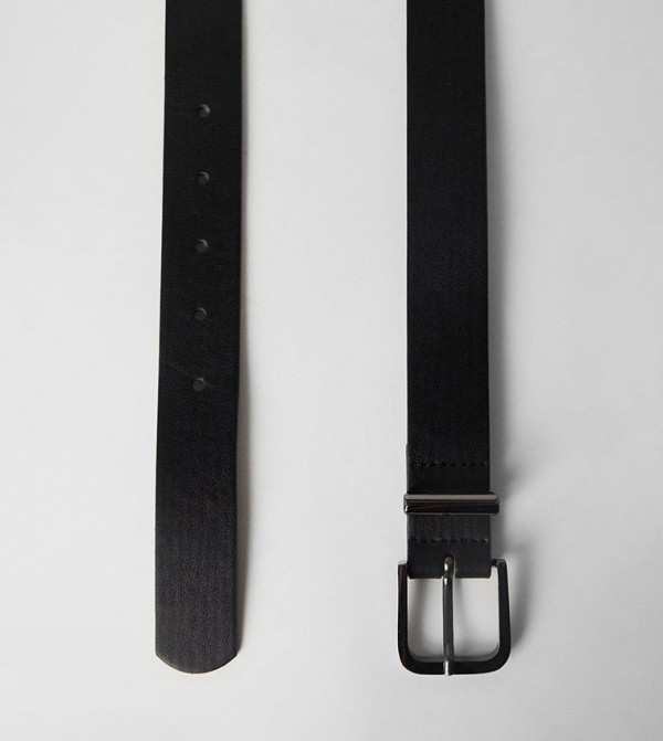 Burton  Belts - Black Non Leather Belts