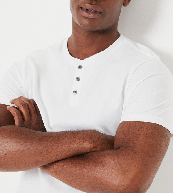 Burton Burton - White Round Neck T-Shirts