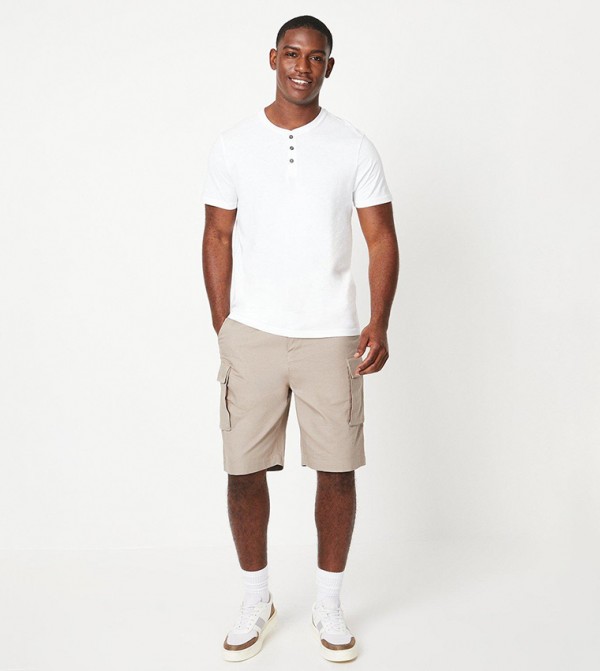 Burton Burton - White Round Neck T-Shirts
