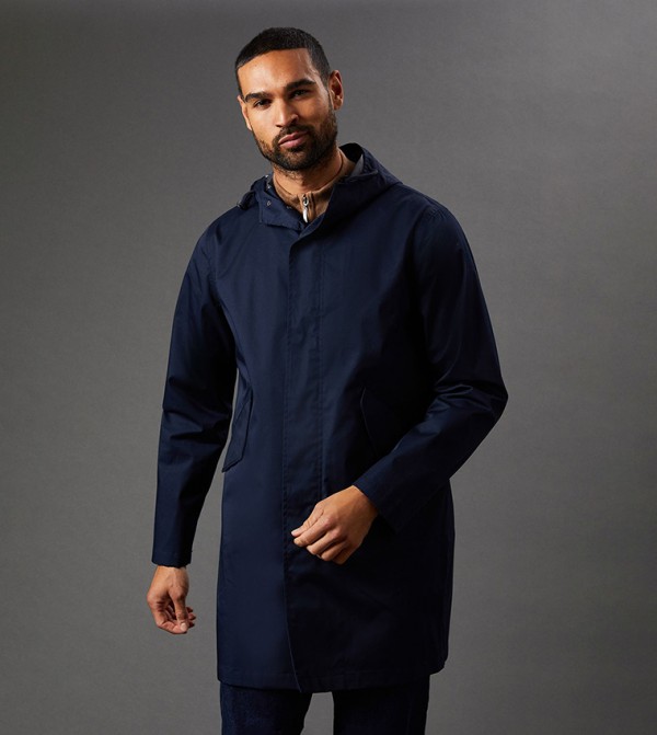 Burton  Overcoats - Navy Overcoats