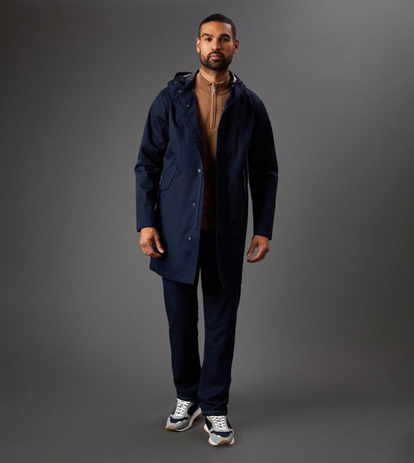 Burton  Overcoats - Navy Overcoats