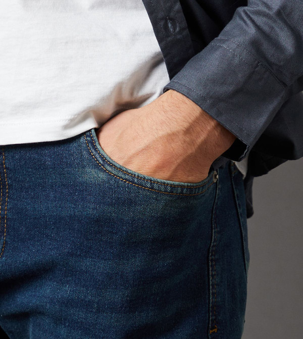 Burton - Outlet - Blue Slim Jeans