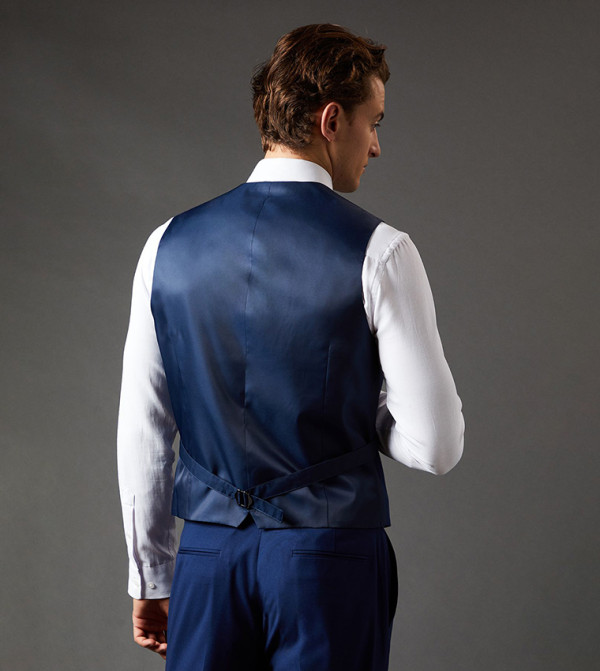 Burton  Waistcoats - NAVY BLUE Waistcoats