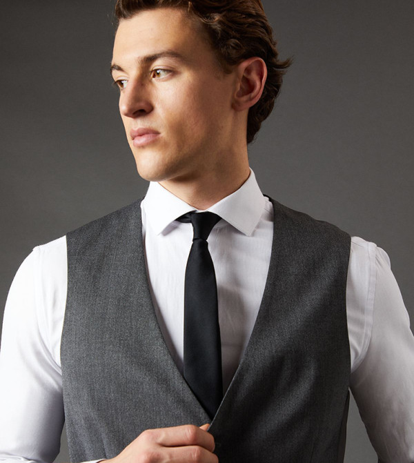Burton  Waistcoats - Grey Waistcoats