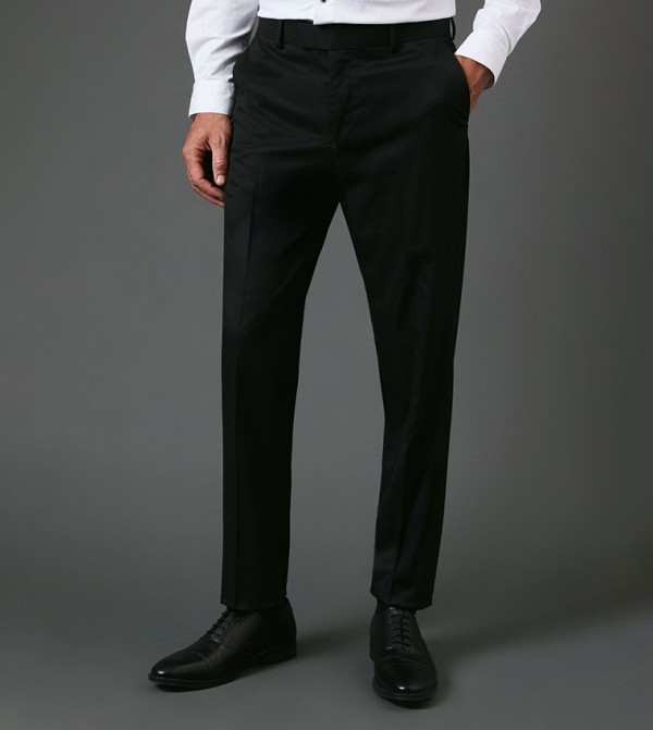 Burton Burton - Black Formal Pants