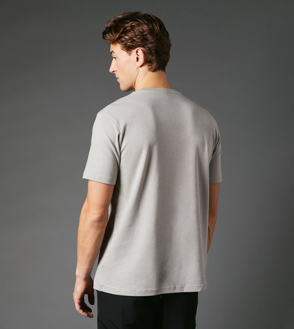 Burton  T-Shirts - Grey Casual T-Shirts