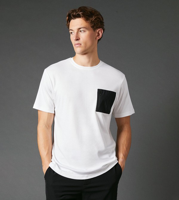 Burton  T-Shirts - White Casual T-Shirts