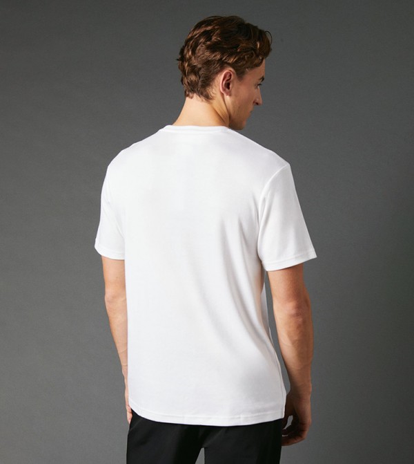 Burton  T-Shirts - White Casual T-Shirts