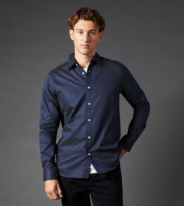 Burton Burton - Navy Casual Shirts